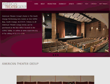 Tablet Screenshot of americantheatergroup.org